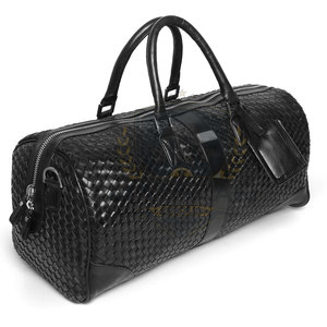 Sac de voyage en cuir de qualité supérieure, grand compartiment principal, poignées robustes, rangement pour les voyages, équipement de fitness, sac de sport en cuir - Product Image 2