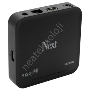 Next Start 4K Android TV Box (D-Smart Go 1 anno Mega pacchetto regalo