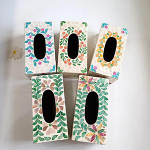 Elegante Porta Papel Higiénico de Nácar de Vietnam para Decoración de Baños de Hoteles de Lujo y Suministros de Primera Calidad para Habitaciones de Huéspedes - Product Image 1