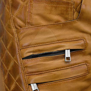 Pantalones Casuales Rectos de Cuero Genuino al por Mayor, Elásticos en la Cintura, para Hombre, con Logotipo Personalizado, Antiarrugas, Diseño Ligero, Servicio OEM - Product Image 6