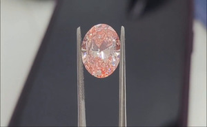 Diamante Cultivado en Laboratorio, Certificado IGI, VVS1, Corte Ovalado Rosa Fantasía, CVD, 5.37 Quilates, Diamante Suelto - Product Image 3
