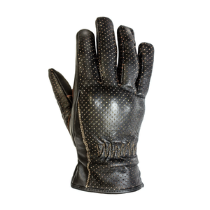 Basic Genuine Leather Gloves Men Perforated Breathable Summer Motorbike Auto Racing Wear Printed Custom Team Name Custom Color - Product Image 5