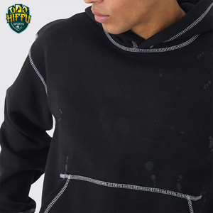 Conjunto Deportivo de Alta Calidad para Hombre, Ropa Casual de Invierno, Hecho a Medida, 100% Algodón, Corte Regular, Cuello con Capucha, Diseño Liso - Product Image 4