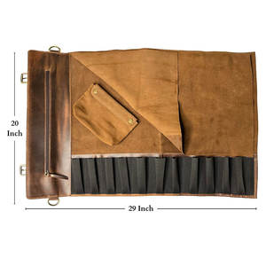 กระเป๋ามีดม้วนหนังแท้มีดม้วนดีไซน์ตามสั่ง - Product Image 2