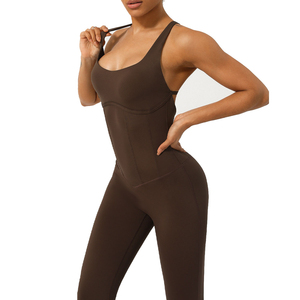 Trending New Yoga Fishbone Correas ajustables de una pieza Fitness Traje de una pieza Deportes Shaping Yoga Ropa Traje Mujer - Product Image 2