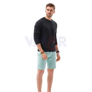 เสื้อสเวตเตอร์ฤดูหนาวของผู้ชายหรูหรา100% ผ้าฟลีซผ้าฝ้ายนุ่มพิเศษน้ำหนักคอกลมดีไซน์เนอร์พิมพ์ลายพร้อมโลโก้ปัก - Product Image 4