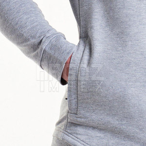 Sweat-shirts de sport pour hommes en coton 100% respirant, à séchage rapide, confortables, avec fermeture éclair, de haute qualité, best-sellers, faible MOQ, vente en gros - Product Image 4