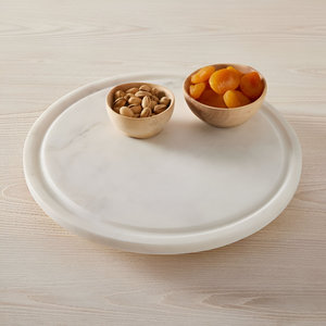 Plato para servir de mármol blanco de lujo de primera calidad al mejor precio, decoración del hogar, bandejas para servir queso - Product Image 6