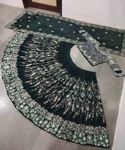 Dernière nouvelle collection Lehenga Ladies Wear Wedding Broderie Stone Work Choli Blouse Dupatta Lehenga by Ethnic Clothing - Product Image 5