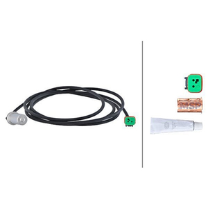 6PU230048451 - Capteur de vitesse de roue - Connecteur 2 broches - Essieu avant gauche/essieu arrière gauche - Câble : 1968 mm - MSP Export - Product Image 1