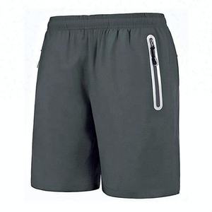 กางเกงขาสั้นออกกำลังกายผ้าสแปนเด็กซ์ขนาด 7 นิ้ว ขายส่ง กางเกงฟิตเนสตาข่ายสำหรับผู้ชาย มีกระเป๋า กางเกงยิมไซส์ใหญ่สำหรับผู้ชาย - Product Image 5