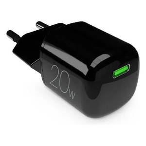 Cargador USB Tipo-C MINIPRO 20W GaN, Cable PUFCMTCUSBC20WGBLK Negro, Adaptadores y Accesorios - Product Image 1