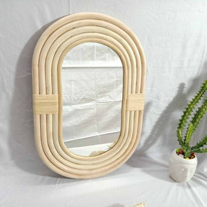 Hot Sale Rattan <b>Mirror</b> for Wall Decoration <b>Vintage</b> <b>Mirror</b> Handicraft From Vietnam - Product Image 1
