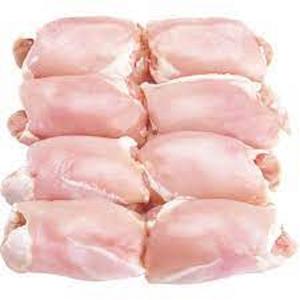 Prix de gros le plus vendu, cuisses de poulet sans os ni peau (cuisses et fessiers), surgelées, certifiées halal, emballées sous vide, 10 kg standard - Product Image 1