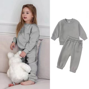 Conjunto de Chándal de Forro Polar con Capucha para Adultos, Talla Grande, Personalizado, Sudadera para Niñas y Niños, Pantalones Deportivos, Conjunto de Dos Piezas, Ropa de Invierno Cálida e Informal - Product Image 4
