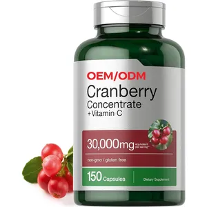 Cranberry Concentraat Extract Pillen Vitamine C 150 Capsules Non-Gmo En Glutenvrij Cranberry Supplement