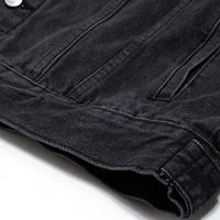 Veste en jean personnalisée pour femmes manteau en jean délavé décontracté vêtements d'extérieur légers à la mode veste en jean à logo personnalisé