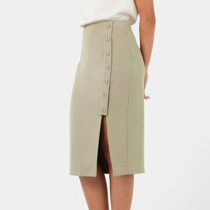 Jupes de travail pour femmes en coton respirant de haute qualité, best-seller, personnalisées, design crayon, confortables, séchage rapide, bas prix - Product Image 5