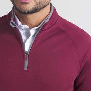 Ensemble de survêtement d'été pour homme en 2 pièces, polo à fermeture éclair quart de tour décontracté et short pour jogging, survêtement pour homme 100% coton - Product Image 4