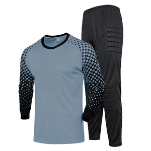 Uniforme de gardien de but réversible de haute qualité pour hommes short à manches longues imprimé personnalisé vêtements de sport ensemble de vêtements de gardien de but - Product Image 1