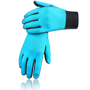 Guantes para correr de alto agarre para hombres, cálidos, de poliéster, resistentes al agua, entrenamiento al aire libre, ajuste térmico cómodo, guantes para correr para hombres - Product Image 4