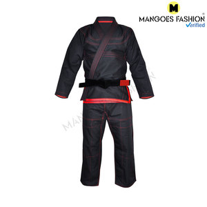 Kimono de judo et de jiu-jitsu en coton 100% à séchage rapide haute performance, ensembles avec logo personnalisé, meilleurs vêtements de sport d'arts martiaux cousus, combat - Product Image 4