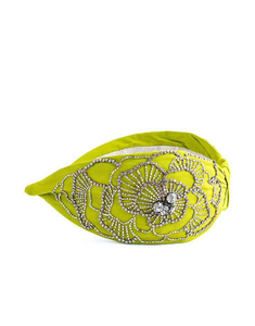 Diadema de Fiesta para Mujer Bordada a Mano con Cuentas, Multicolor, Ecológica, Personalizable, Estilo Anudado - Product Image 2