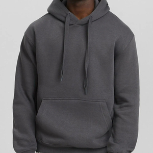 Sweat-shirts à capuche unisexes épais 340g avec logo brodé personnalisé, en polaire thermique, pour l'hiver, imprimé uni, toutes tailles - Product Image 4