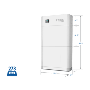 Batería de Litio Apilable BigBattery Ethos de 10.2kWh - 2 Módulos IP65 con Salida de CA para Red Híbrida - Product Image 1