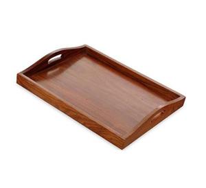 Planche à charcuterie et plateau de service en bois de mangue et d'acacia, design moderne, à un seul niveau, adapté au bureau, décoration d'intérieur - Product Image 3