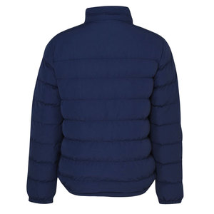 Chaqueta de plumón ligera acolchada para hombre, con cuello alto y cremallera completa, para invierno y actividades al aire libre. - Product Image 3