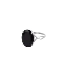 Anillo de mujer Piedra preciosa de ónix negro natural Piedra natal de Diciembre Aniversario Día DE LA MADRE Joyería hecha a mano Anillo de plata esterlina 925 - Product Image 2