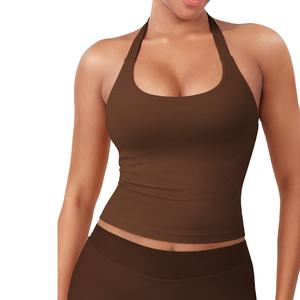 Fabricant sur mesure de débardeurs courts pour femmes, logo personnalisé sur le devant, 100% polyester, fabriqué au Pakistan pour les acheteurs en gros mondiaux - Product Image 6