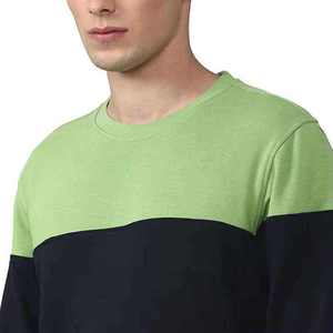 High Quality Thick Cotton Blended Men's <b>Plain</b> <b>Sweatshirt</b> Men Blank Oversized Fleece Round Neck <b>Sweatshirts</b> - Product Image 6