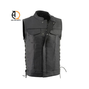 Chaleco de Cuero Genuino para Hombre, Chaleco de Cuero de Moda para Invierno, Nuevo Chaleco de Cuero para Hombre en Venta - Product Image 4