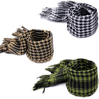 Écharpe d'hiver décontractée, respirante, coupe-vent et anti-poussière, en jersey 100 % coton de haute qualité, style shemagh/turban arabe, nouvelle collection