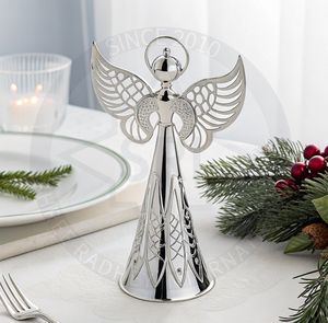 Adornos navideños metálicos de primera calidad, decoraciones colgantes y diseñados para acentos navideños - Product Image 1