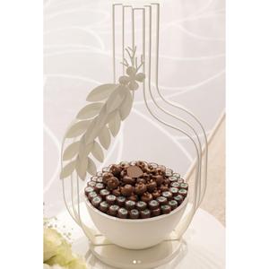Nouveau bol de service à chocolat en métal Vintage bol à chocolat de la meilleure qualité doux serveur vaisselle plateau de serer au chocolat - Product Image 2