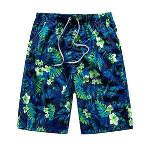 2025 nuevos pantalones de playa para hombre, pantalones cortos estampados a la moda de cinco centavos, pantalones de playa informales holgados, pantalones deportivos acuáticos para exteriores para hombre - Product Image 6