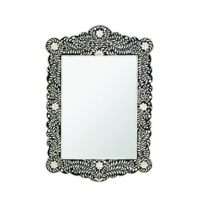 Handmade Mother of Pearl Bone Inlay Mirror Frame Unique Custom Design <b>Wall</b> Decoration Bone Frame - Product Image 4