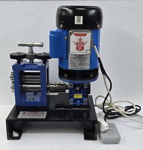 GOLD <b>TOOL</b> 3 Mini Automatic Steel Cold <b>Rolling</b> Machine New Condition Italian Gear <b>Box</b> Motor Bearing Core for Jewellery - Product Image 2