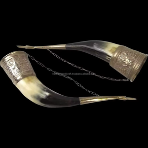 Corne à boire naturelle, écologique, biologique, polie, pour animaux, souvenir d'amour, haute qualité - Product Image 4