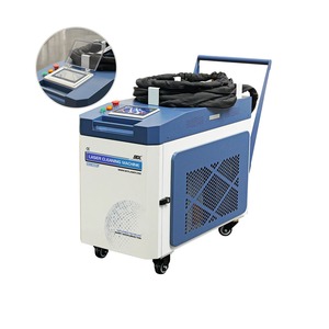 Nettoyeur laser à fibre portable de qualité supérieure 100w 200w 300w 500w pour l'élimination de la rouille sur le vernis à bois en métal en stock - Product Image 3