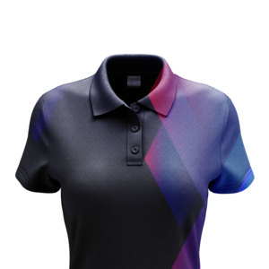 เสื้อโปโลแขนสั้นสำหรับผู้ชาย, เสื้อผ้าแฟชั่นธุรกิจระบายอากาศได้ดีผ้าไอซ์ซิลค์เสื้อโปโลมีกระดุมพิมพ์ลายสำหรับฤดูร้อน - Product Image 3