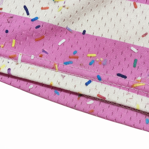 Shorts de sport décontractés en maille respirante personnalisés USA Ice pour Cookie, 5-7 pouces, pour hommes, 100% polyester, séchage rapide, écologiques - Product Image 4