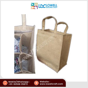 Bolsa de yute de diseño personalizado más vendida patrón geométrico suministro al por mayor a bajo precio - Product Image 2