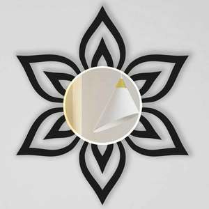 Exportador de gabinete de espejo de baño más vendido de India Diseño de flores de espejo de pared de Metal con alta calidad - Product Image 4