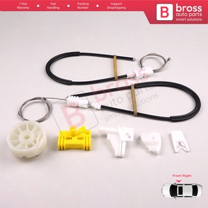 Kit de réparation de lève-vitre électrique BWR562, porte droite, pour Clio MK2 BB CB SB 1998-2012, 2/3 portes, HB, Coupé, Van, 7700842246 - Product Image 3