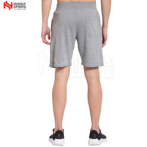 Venta caliente 100% algodón sólido Casual transpirable peso ligero pantalones cortos de los hombres ajuste suelto superventas - Product Image 3