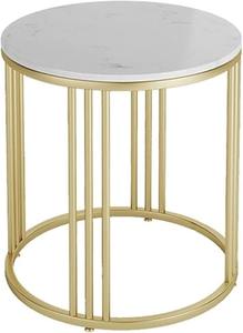 Gold Marble Design Metal Accent <b>Side</b> <b>Tables</b> for Living Room and Home Furniture <b>High</b> Quality <b>Side</b> <b>Table</b> - Product Image 3